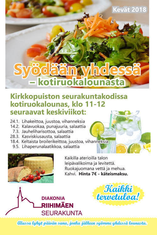 Syödään yhdessä -kotiruokalounasta Syödään yhdessä -kotiruokalounasta