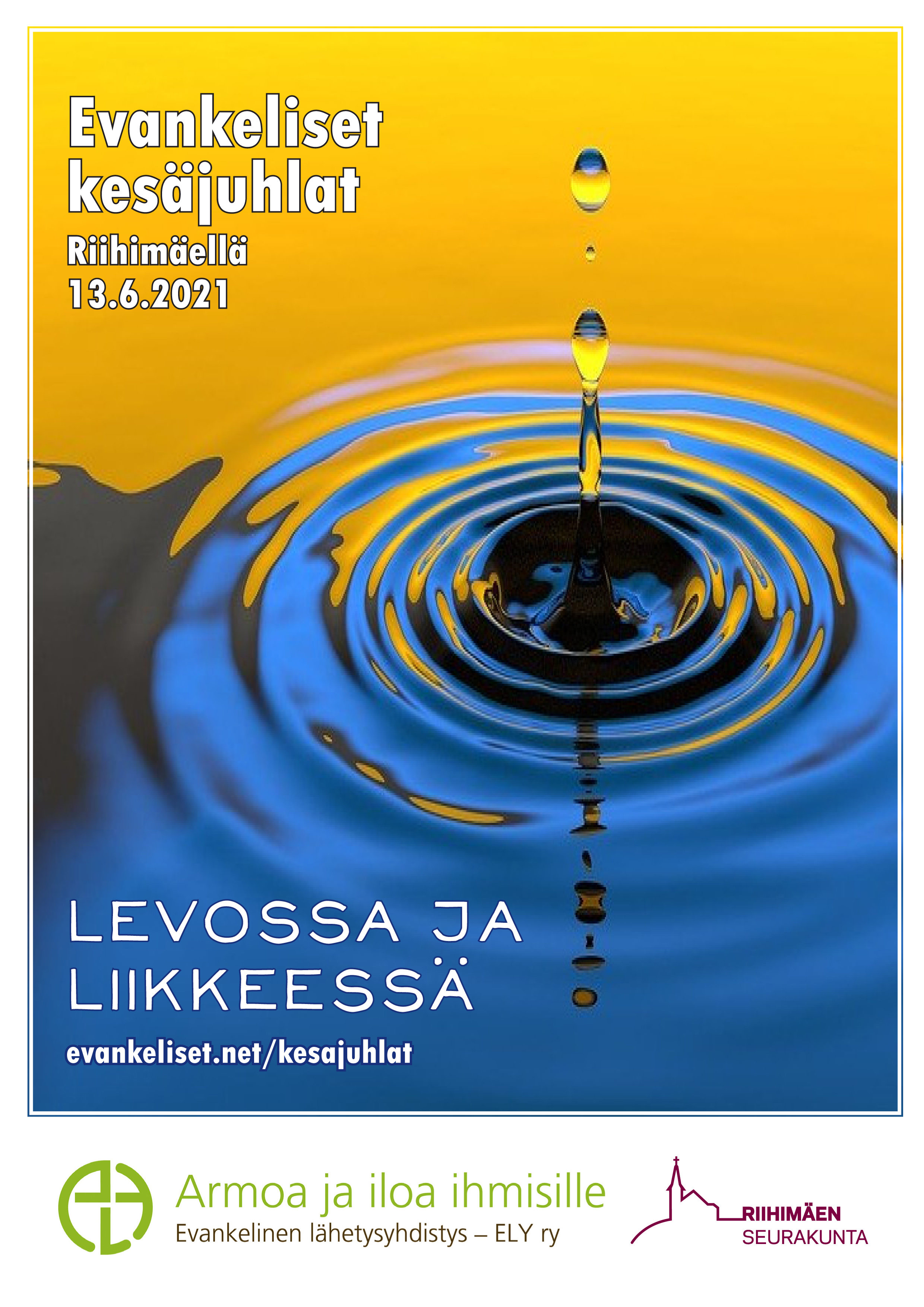 Evankeliset kesäjuhlat kesäjuhlan juliste