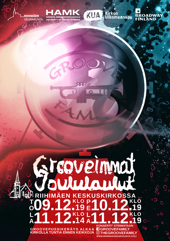 Grooveimmat joululaulut 2021 grooveimmat joululaulut -juliste
