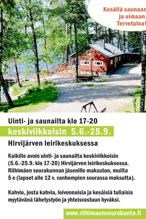 Uinti- ja saunailta Uinti- ja saunailta